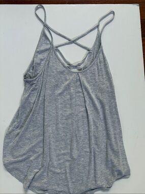 Bordeaux Light Gray Crisscross Strappy Camisole
